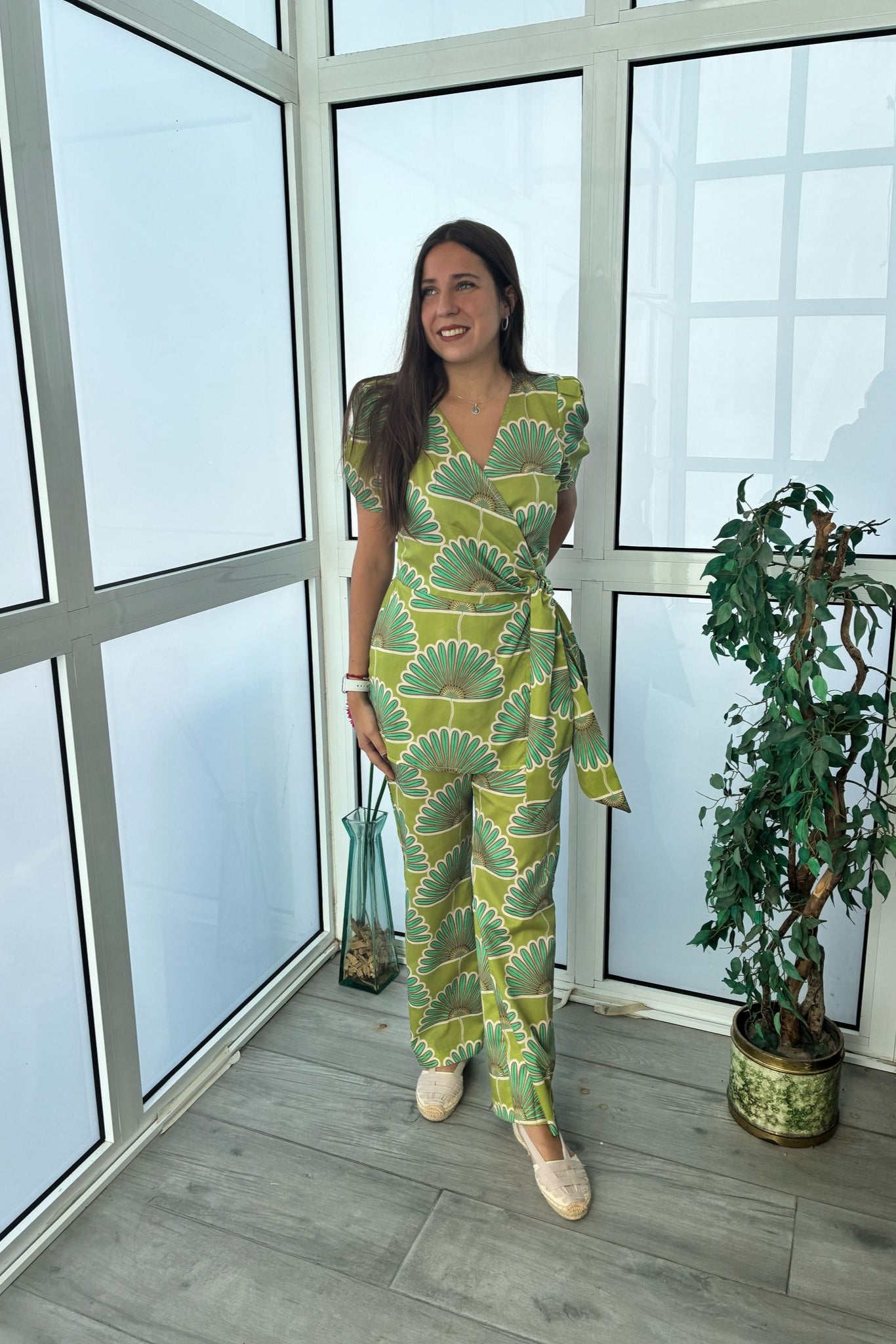 Conjunto estampado fajin