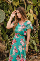 Blusa volante estampada - Sabina