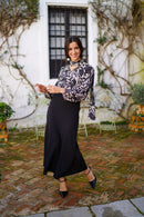 Blusa lazada estampada