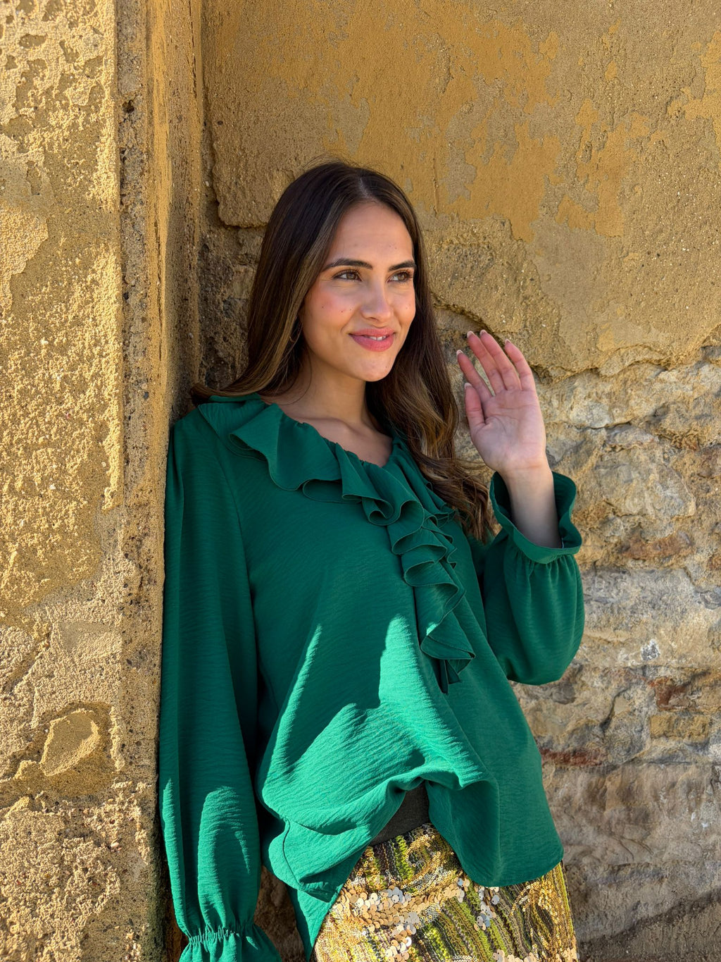 Blusa Arandano Verde