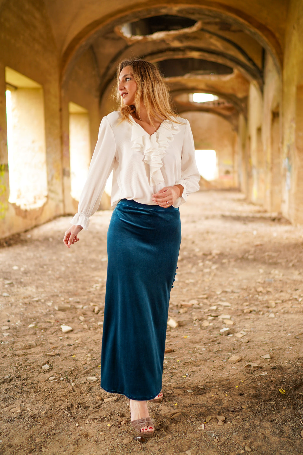 Blusa Arandano Blanco