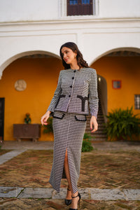 Chaqueta bolsillo pico