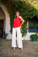 Conjunto manga pinza tulipan bicolor