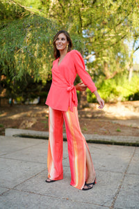 Conjunto bluson lazada pantalon estampad