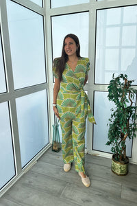 Conjunto estampado fajin
