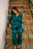 Conjunto lazada brocado
