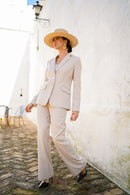 Conjunto de pantalon rayas