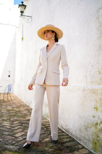 Conjunto de pantalon rayas