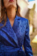 Conjunto brocado con carteras y fajin