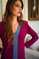 Conjunto cenefa bicolor liso