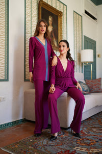 Conjunto cenefa bicolor liso