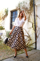 Falda vuelo basic estampada