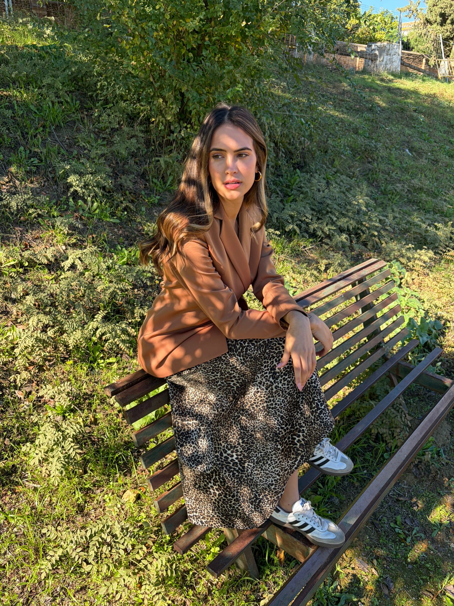 Falda punto picos Negro