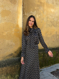 Falda Matilde punto Negro