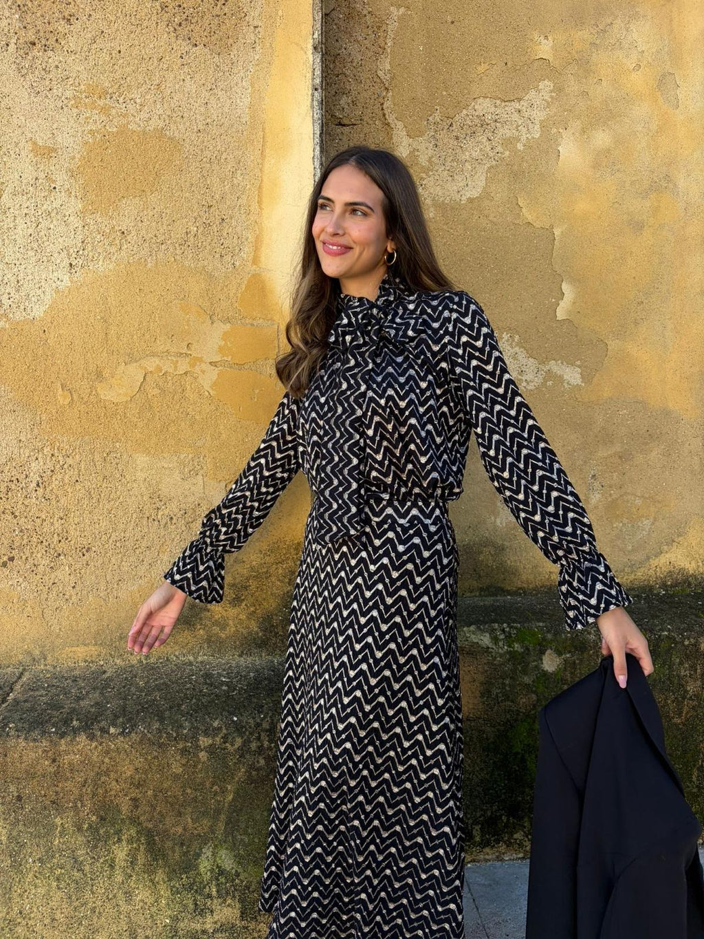 Falda Matilde punto Negro