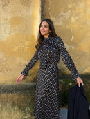 Falda Matilde punto Negro