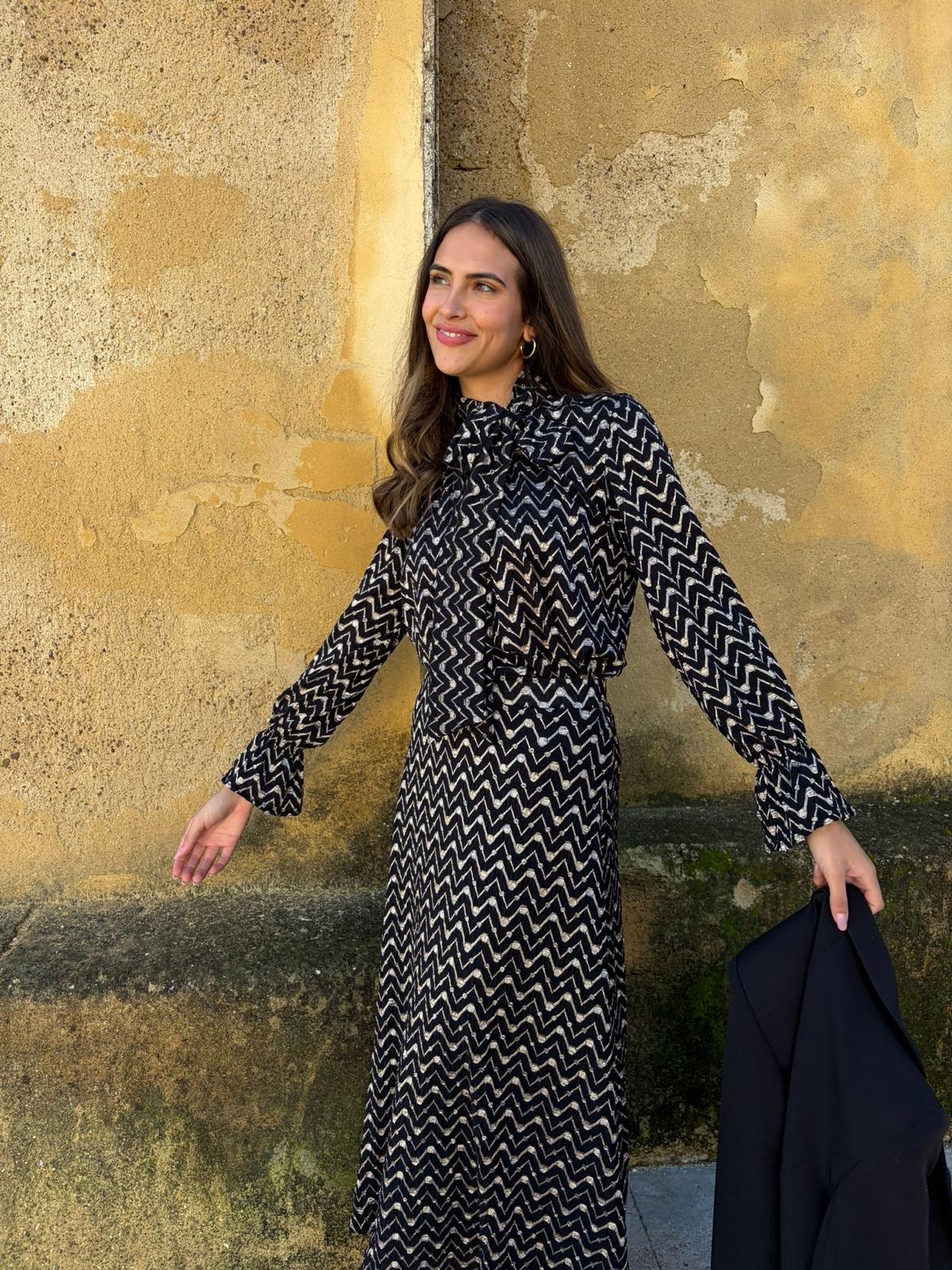 Falda Matilde punto Negro