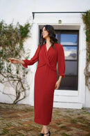 Vestido Hervas nuevo Rojo