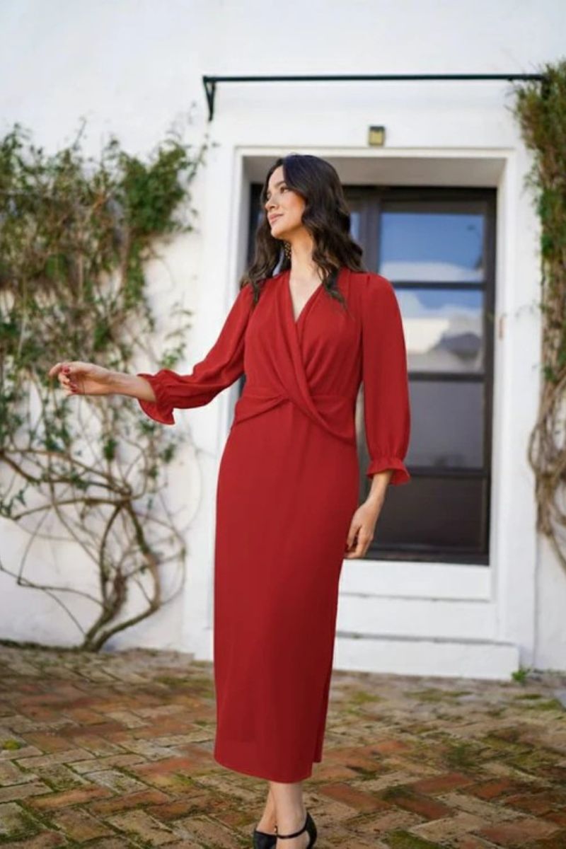Vestido Hervas nuevo Rojo