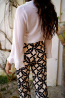 Pantalon basic estampado