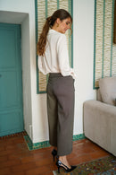 Pantalon midi bolsillos cuadrados
