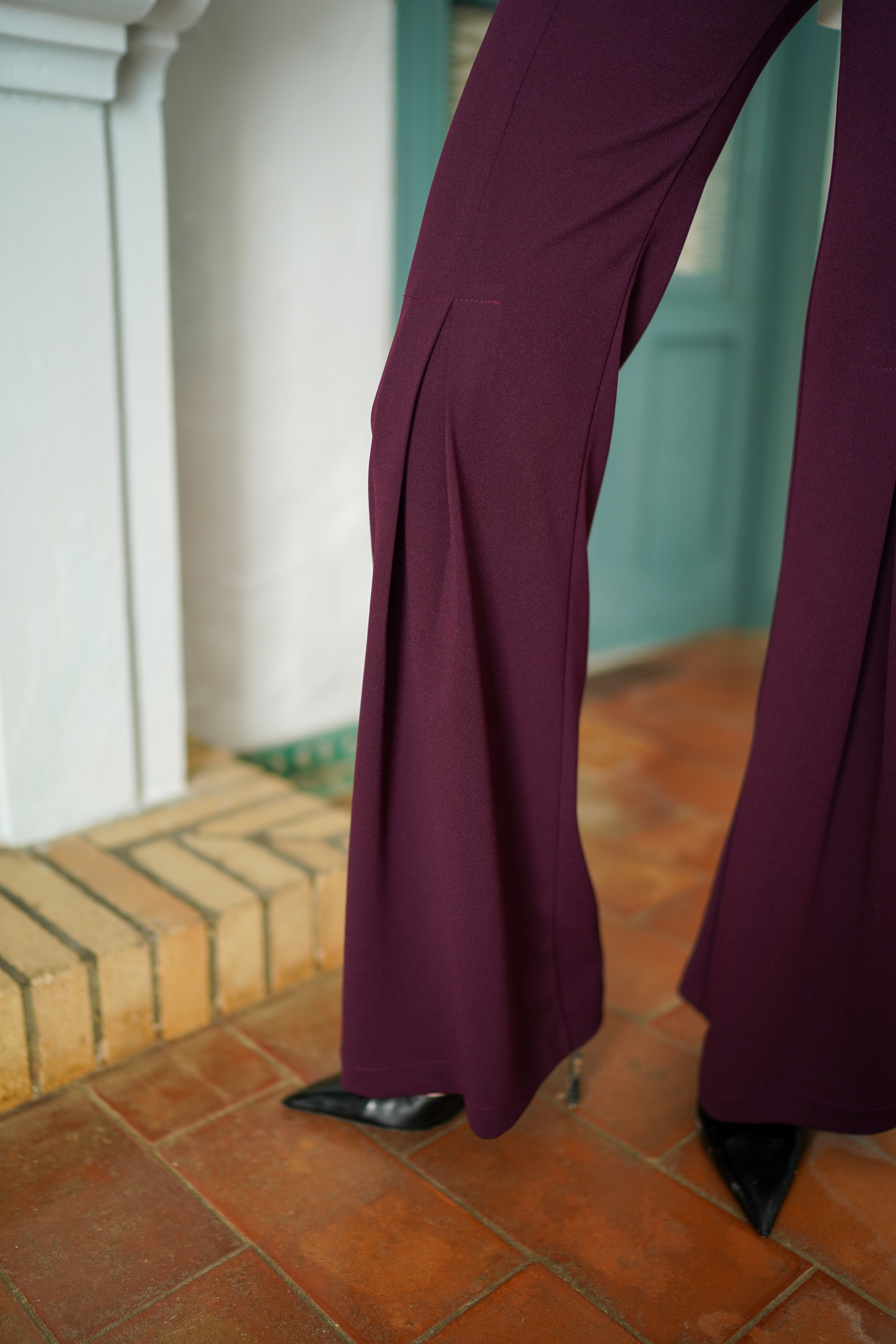 Pantalon fuelle con carteras liso