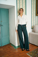 Pantalon basic hebilla liso
