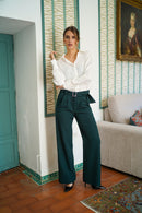 Pantalon basic hebilla liso