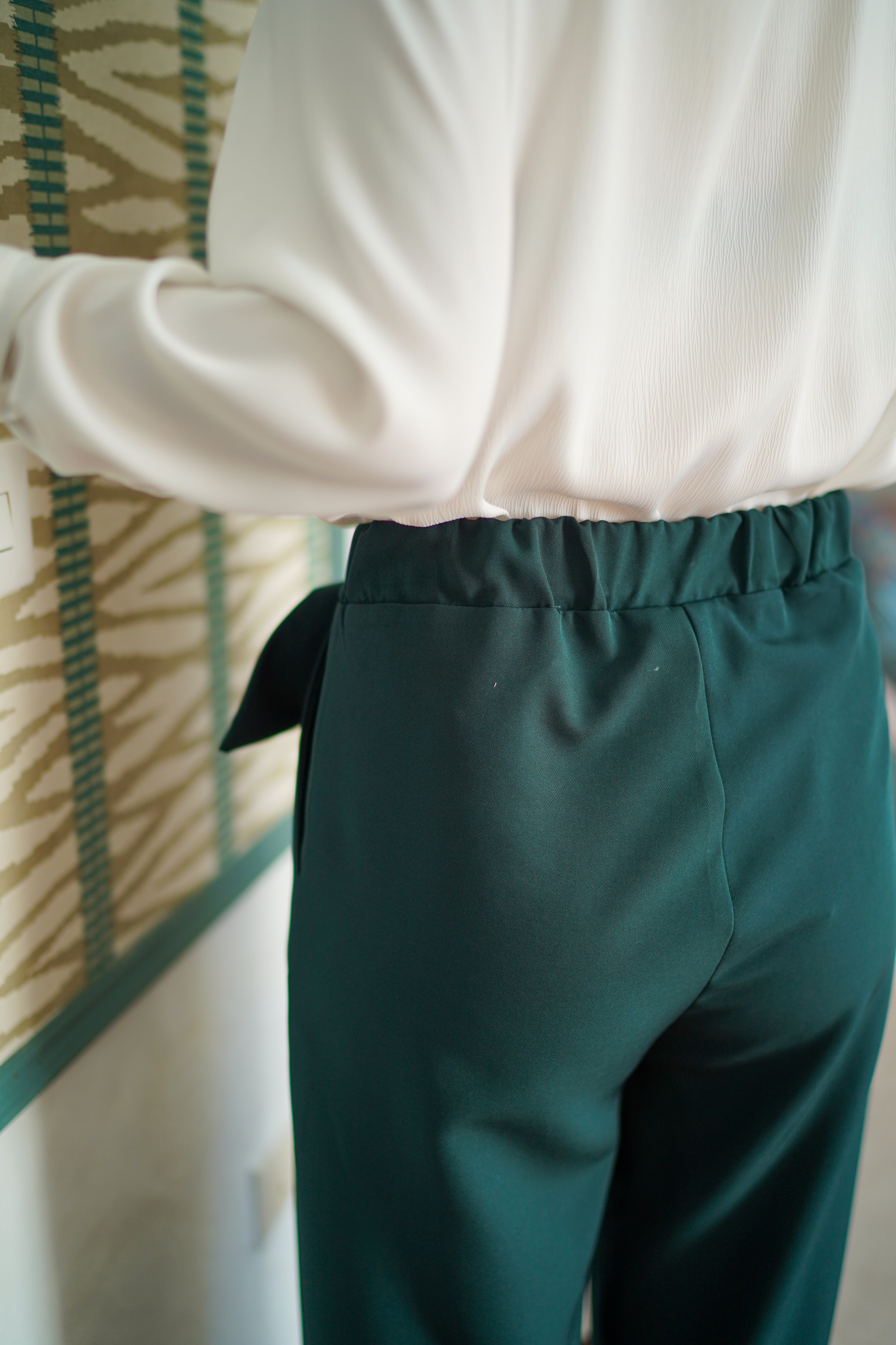 Pantalon basic hebilla liso