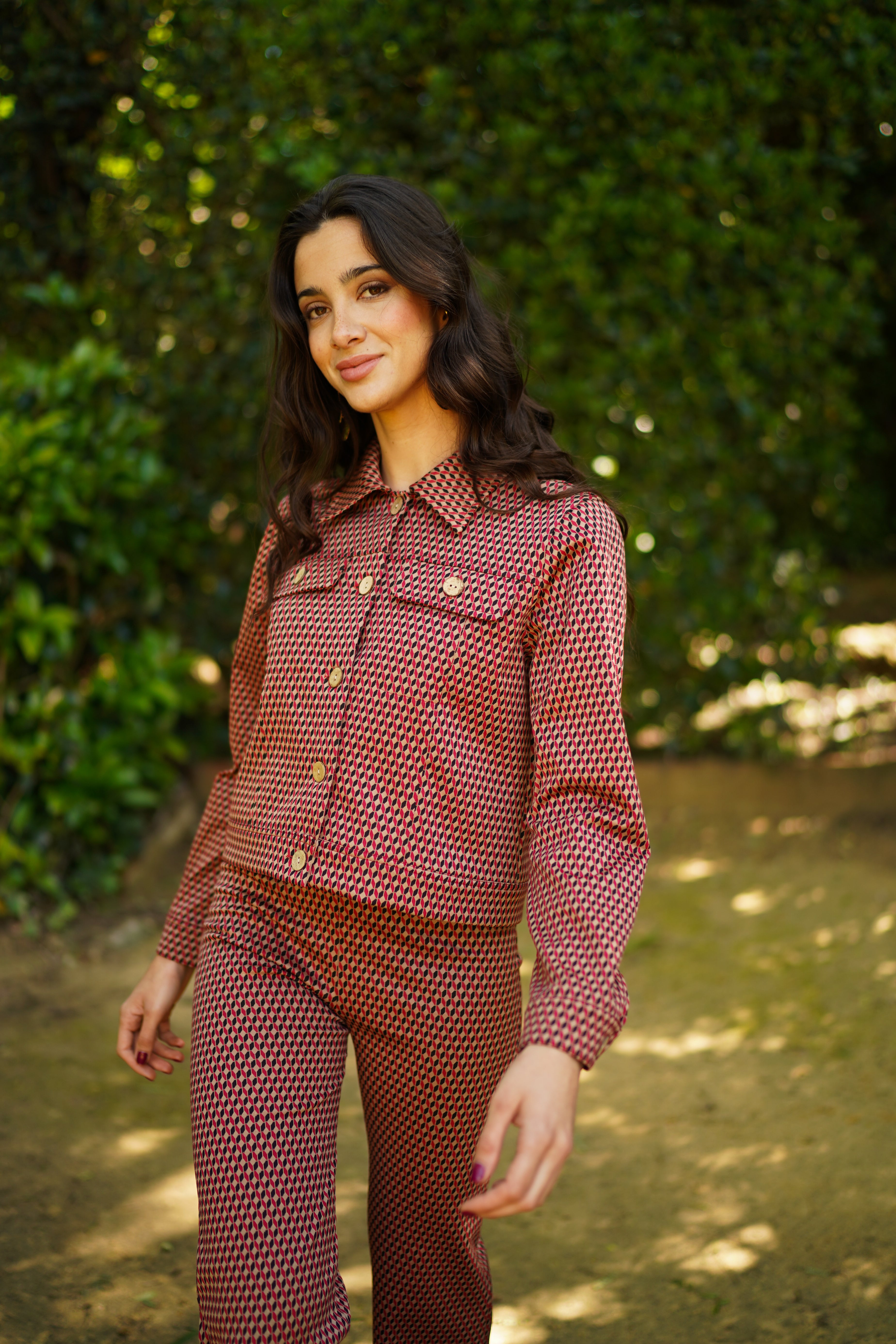 Pantalon goma basic estampado