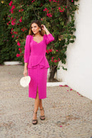 Vestido escote corazon