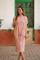 Vestido nudo sisa estampado
