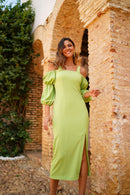 Vestido tirantas lazada