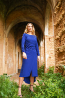 Vestido Capita Punto de Seda Tinta