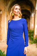 Vestido Capita Punto de Seda Tinta