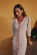 Vestido multicolor chanel