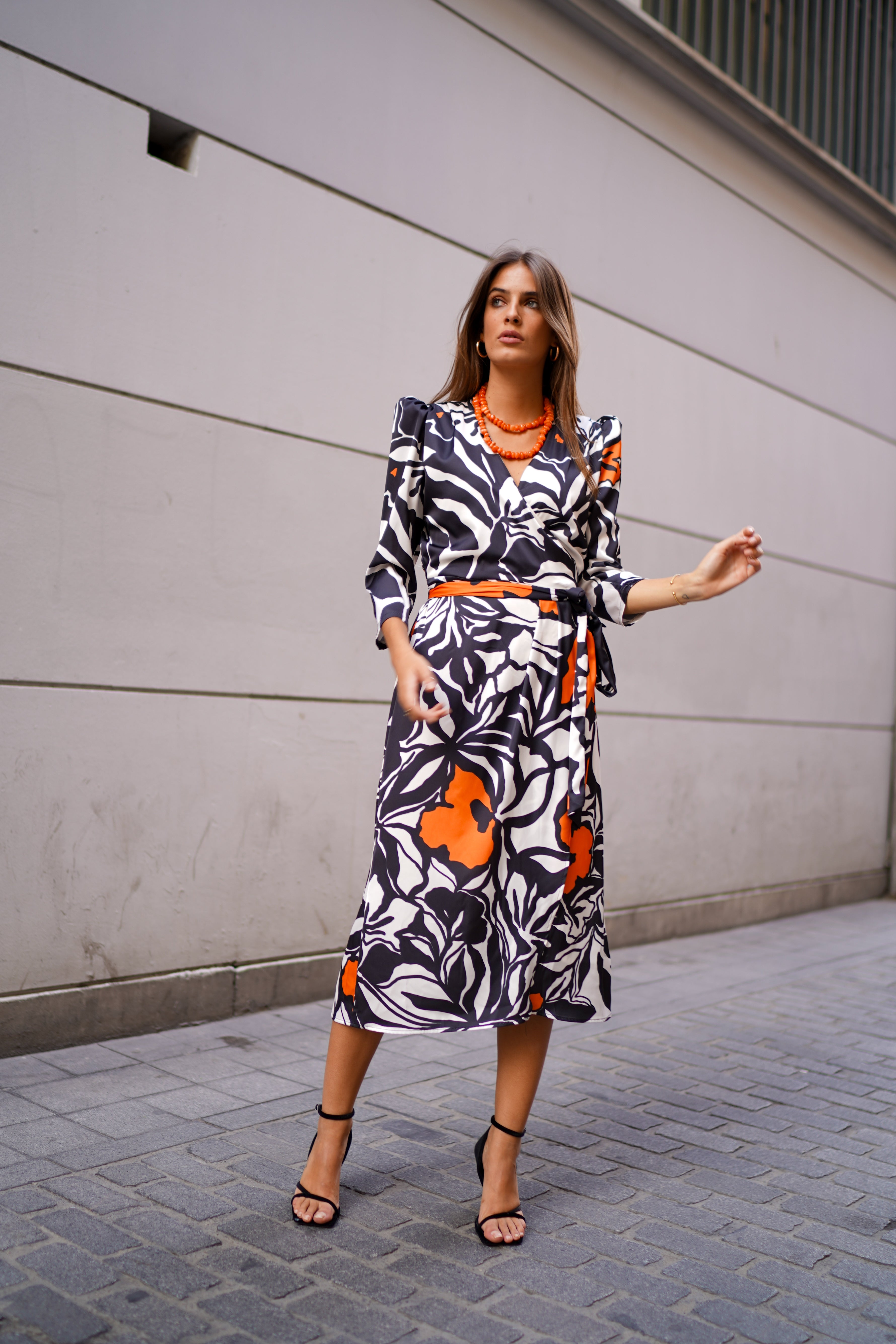 Vestido Nudo Lateral Blanco