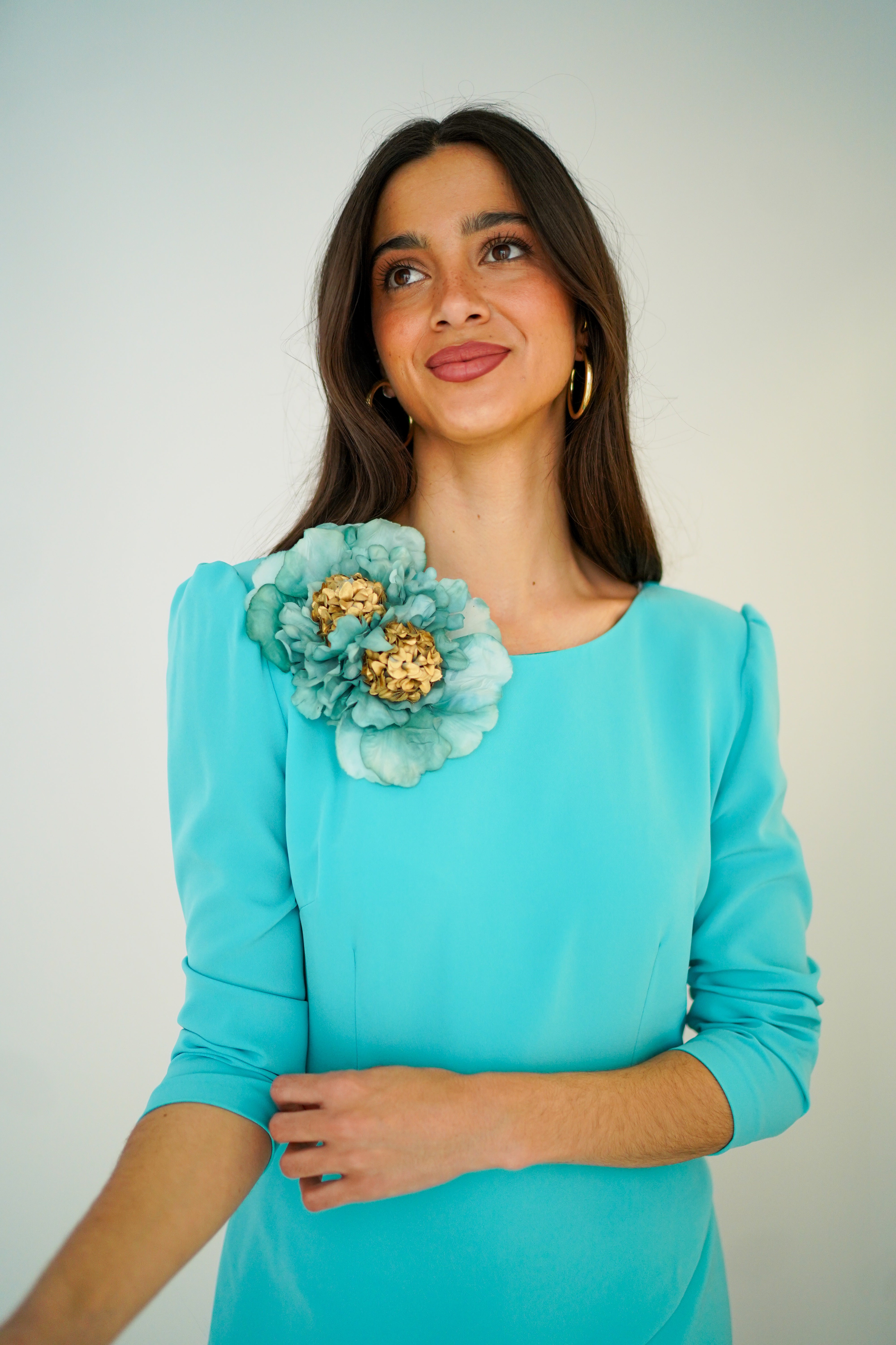 Vestido corto doble faldon ( mod. 625-034 midi)