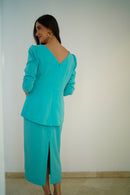 Vestido corto doble faldon ( mod. 625-034 midi)