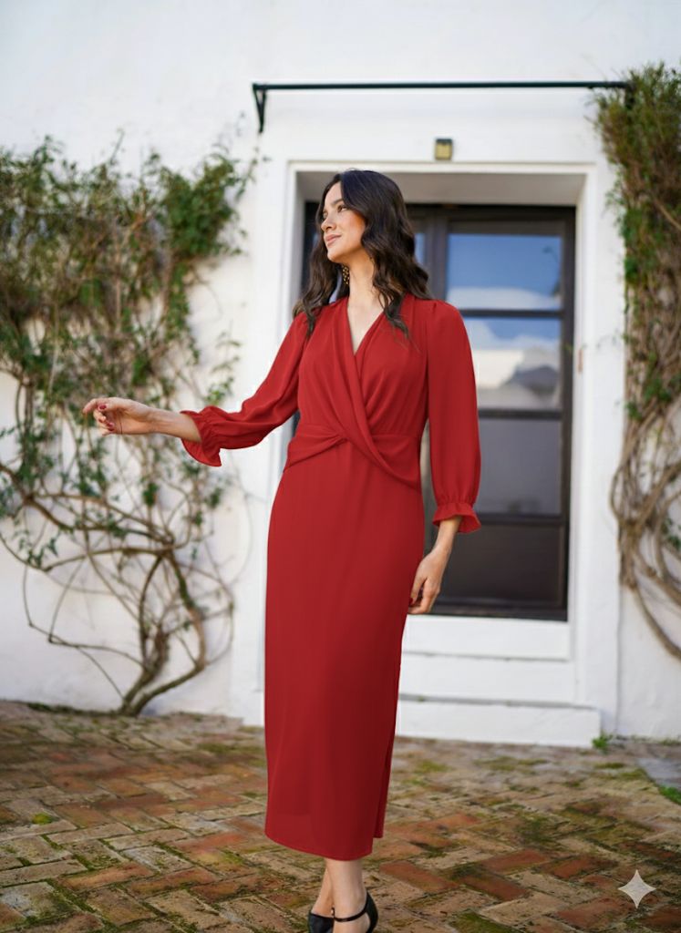 Vestido Hervas nuevo Rojo