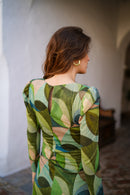 Vestido brillo lazada