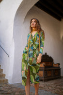 Vestido lurex lazada