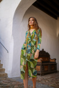 Vestido lurex lazada