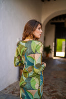 Vestido lurex lazada