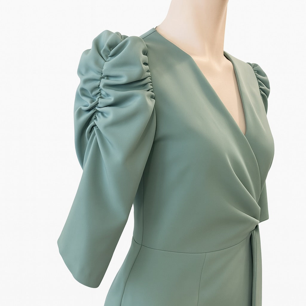 Vestido doble fleco