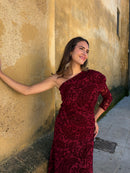 Vestido Amaranto Borgoña