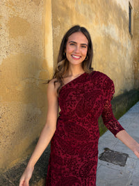 Vestido Amaranto Borgoña