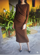 Vestido Jaca Marrón