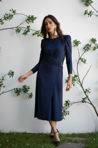 Vestido Almagro Azul Marino