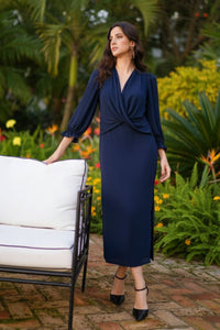 Vestido Hervas nuevo Azul Marino
